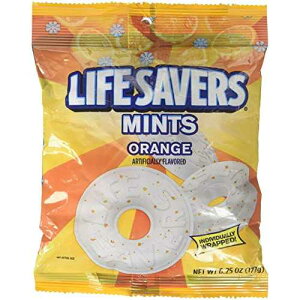 LifeSavers �I�����W �~���g 6.25 �I���X �o�b�O - 2 �p�b�N Life Savers LifeSavers Orange Mints 6.25oz Bag - 2 Pack