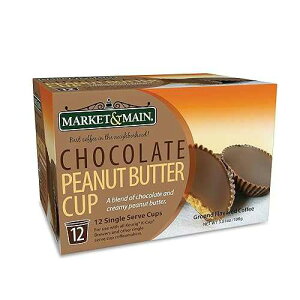 Market & Main Chocolate Peanut Butter Cup 12 count single serve kcups Market & Main Chocolate Peanut Butter Cup 12 count single serve kcups