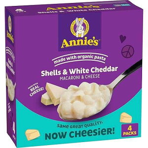 ?? ? & ??? ??, ??? ??? ? ?? ??? ??, 4?, 680.39g Annie's Homegrown Annie's Shells and White Cheddar, Made with Organic Pasta and Real Cheese, 4 Ct, 24 oz