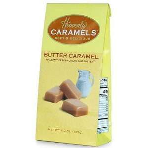 J Morgan Confections Heavenly Caramels, Butter Flavor (4.7 oz bag, 4-Pack); Gourmet, Artisan Soft and Chewy Butter Caramel Candies, Creamy and Smooth, Hand-Crafted Golden Treats J Morgan Confections Heavenly Caramels,