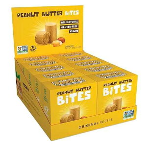 PASOKIN / Natural Peanut Butter Snack, Creamy PB Bites / Gluten Free, Vegan Protein / Pacoca Made in USA, 0.5 oz bites [20 count]