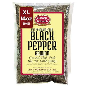 ?? ?? ?? ??? 14??(397g) ? - ??? ???? - by ???? ?? Ground Black Pepper Powder 14 Ounce Bag - Table Grind - by Spicy World