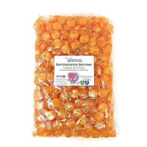 YANKEETRADERS ????? ?? ?? ??, 1.8kg YANKEETRADERS Butterscotch Buttons Wrapped Candy, 4 Pound