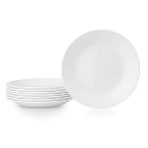?? ??? 8?? ?? ?? ??, ??? ?? ? ? ??, ?? ?? 17.1cm ??, ?? ???? ??? Corelle Vitrelle 8-Piece (6.75) Salad Appetizer Plates Set, Triple Layer Glass and Chip Resistant, Lightweight