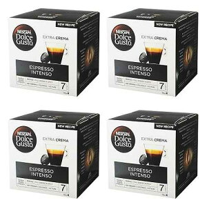 �l�X�J�t�F �h���`�F �O�X�g �G�X�v���b�\ �C���e���\�A4 �p�b�N�A4 x 16 �J�v�Z�� NESCAFE? DOLCE GUSTO Nescafe Dolce Gusto Espresso Intenso, Pack of 4, 4 x 16 Capsules