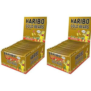�n���{�[ �S�[���h�x�A 2�I���X (2�p�b�N) ���v48�p�b�N Haribo Gold Bears 2oz (2 Pack) Total 48 Packs