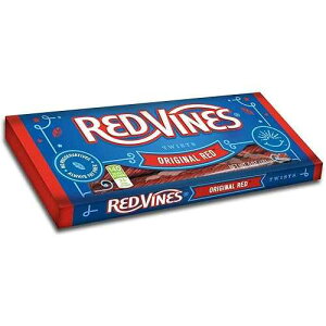 Red Vines �I���W�i�� ���b�h �c�C�X�g �L�����f�B - 5 �I���X �g���C�A1�P�[�X������12�� American Licorice Red Vines Original Red Twist Candy - 5 oz. tray, 12 per case