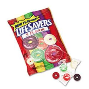 ���C�t�Z�[�o�[�Y 5 �t���[�o�[ �n�[�h�L�����f�B�[ Life Savers LifeSavers 5 Flavors Hard Candies