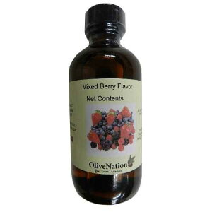 Mixed Berry Flavor - TTB - TTB-Approved Raspberry - Blueberry - Strawberry Flavor Blend for Brewing & Baking - Non-GMO - Kosher - Vegan - 4 oz OLIVENATION Mixed Berry Flavor - TTB - TTB-Approved Raspberry - Blueberry
