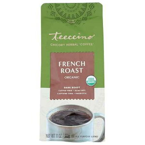 Teeccino �n�[�o�� �R�[�q�[ �t�����` ���[�X�g �}�� �_�[�N ���[�X�g - 11 �I���X - 6 ����P�[�X Teeccino Herbal Coffee French Roast Maya Dark Roast - 11 Oz - Case Of 6