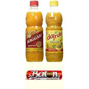 �}�O�A���[ �p�b�V�����t���[�c�Z�k�W���[�X 500ml + �_�t���^ �p�b�V�����t���[�c�Z�k�W���[�X 500ml + �o�g���~���N�`���R���[�g 16g Maguary Passion Fruit Concentrate Juice 500ml + Dafruta Passion Fruit Concentr