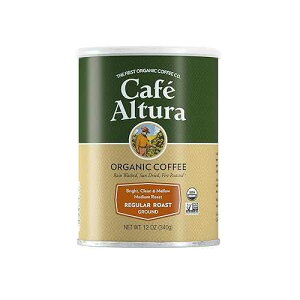 ?? ??? ??? ??, ??? ???, ?? ??, 340g (??? 6?) Cafe Altura Ground Organic Coffee, Regular Roast, 12 oz Can (Pack of 6)