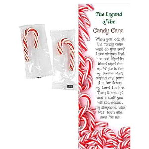 ?? ??? ?? ????? ??? ?? ?? ?? ?? (100??) Biblebanz Legend of The Candy Cane Christmas Bookmarks with Mini Candy Canes (100 Sets)