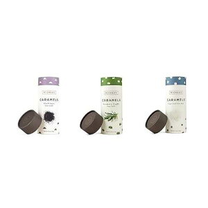 McCrea's Candies Sea Salt Caramel Assortment - Black Lava Cape Cod Rosemary Truffle Sea Salt - Made in Boston