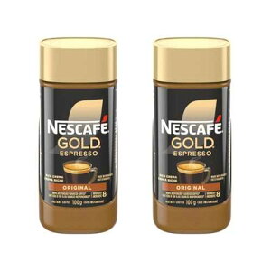 NESCAFE �S�[���h �G�X�v���b�\ �C���X�^���g �R�[�q�[�A100g/3.5�I���X�A�W���[ (2 �p�b�N)�A{�J�i�_����A��} NESCAFE Gold Espresso Instant Coffee, 100g/3.5oz, Jar (2 Pack), {Imported from Canada}