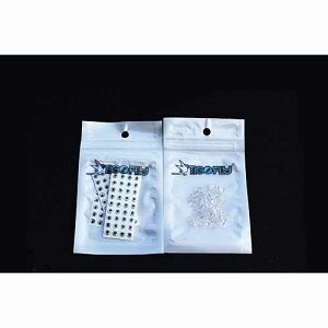 Tigofly 40 �s�[�X/���b�g 2 �F 3 �T�C�Y 3D ���A���ȃv���X�`�b�N�o�[�x���A�C DIY �_���x���t�B�b�V���A�C�t���C�^�C�C���O�f�� (�u���b�N�A�A�\�[�g) Tigofly 40 pcs/lot 2 Colors 3 Sizes 3D Realistic Plastic 