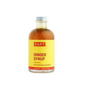 ���t�g �W���W���[�V���b�v �J�N�e���ƃ\�[�_�p 250ml Raft Essentials Raft Ginger Syrup for Cocktails and Sodas, 250ml