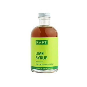 ���t�g ���C���V���b�v �J�N�e���ƃ\�[�_�p 250ml Raft Lime Syrup for Cocktails and Sodas, 250ml