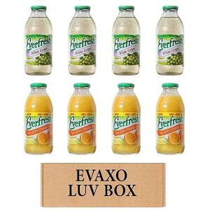 LUV BOX- ????? ?? 16 oz. 8?, ????? ??? ??, ????? 100% ??? ??. #N LUV BOX- variety Everfresh Juice 16 oz. pack of 8 , Everfresh White Grape , Everfresh 100% Orange Juice. by evaxo