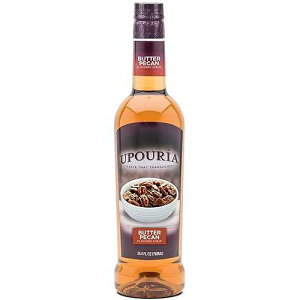Sunny Sky Upouria Butter Pecan Coffee Syrup Flavoring, 100% Vegan, Gluten-Free, Kosher, 750 mL Bottle - Pump Sold Separately