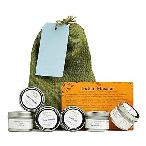 ?? ??? ?? ?? - 6?? ??? ?? ??? ?? Pinch Spice Market Indian Masalas Gift Bag with 6 Organic Seasonings | Great Present for People Who Love Indian Food!