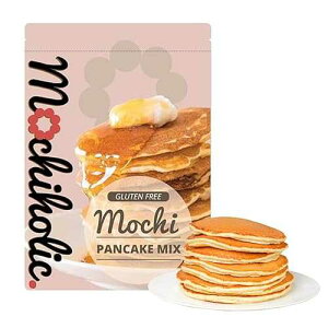 Mochi Pancake Mix Original Recipe, Rice Flour, Gluten-Free with Low Calories and Sugar with Essential Nutrients, 12 oz Healthy Daily Snacks by Mochiholic (Pack of 1) Mochi Pancake Mix Original Recipe, Rice Flour, Gl