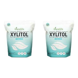 DureLife �L�V���g�[��������֕i 10 �|���h �o���N 2 �p�b�N (320 �I���X) 100% �����ȃo�[�`�L�V���g�[���� ���`�q�g�݊��� - �O���e���t���[ - �R�[�V���[�A�V�R������֕i�A DureLife XYLITOL Sugar 