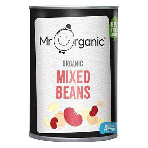 ??? ??? ??? ?? ? ??? 400g ? Mr Organic - Mixed Beans 400g - Organic. High in Protein & Fibre - Ready to Eat - Perfect for Salads, Stews, and Soups - Non-GMO and Gluten-Free