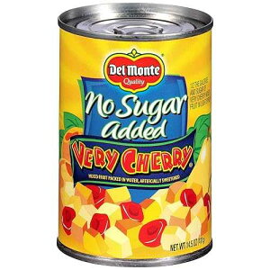 Del Monte�A�������Y���A�x���[�`�F���[�~�b�N�X�t���[�c���n�t�A14.5�I���X�ʁi6�p�b�N�j Del Monte, No Sugar Added, Very Cherry Mixed Fruit in Water, 14.5oz Can (Pack of 6)