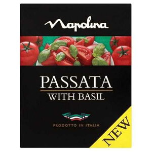 �i�|���[�i �p�T�[�^ �o�W���Y�� (390g) - 2 �p�b�N Napolina Passata with Basil (390g) - Pack of 2