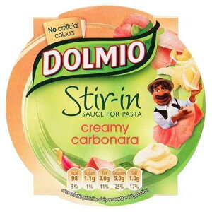 �h���~�I ���������\�[�X - �N���[�~�[�J���{�i�[�� (150g) - 2 �p�b�N Dolmio Stir-in Sauce - Creamy Carbonara (150g) - Pack of 2