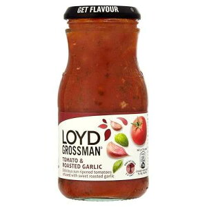 ���C�h�E�O���X�}�� �p�X�^�\�[�X - �g�}�g&���[�X�g�K�[���b�N (350g) - 6�p�b�N Loyd Grossman Pasta Sauce - Tomato & Roasted Garlic (350g) - Pack of 6