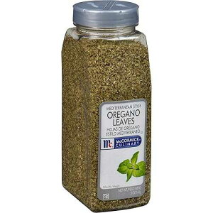 McCormick Culinary Mediterranean Style Oregano Leaves, 5 oz - One 5 Ounce Container of Dried Oregano Leaves, Best on Pizza, Soup, Greek Salads, Grilled Chicken and More McCormick Culinary Mediterranean Style Oregano Le