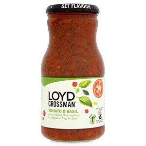 ���C�h�E�O���X�}�� �g�}�g&�o�W���p�X�^�\�[�X - 660g (1.46�|���h) Loyd Grossman Tomato & Basil Pasta Sauce - 660g (1.46lbs)