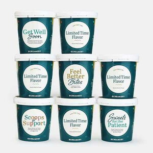 ??? ?? ????? ?? ?? - eCreamery ???? ?? ????? 8?? ? ??? ?? - ?? ?? ?? ?? ???? ?? Ultimate Get Well Soon Ice Cream Care Package Gift Box - 8 Pack of eCreamery Premium Handcr