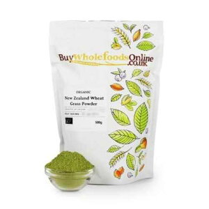 Whole Foods �I�[�K�j�b�N �j���[�W�[�����h�Y�E�B�[�g�O���X �p�E�_�[ (500g) ���w������ Buy Whole Foods Organic New Zealand Wheatgrass Powder (500g)