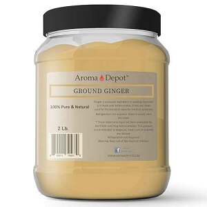 ??? ?? 2 lb ?? ?? ?? (Zingiber officinale roscoe) ?? ? ??, ??, Non-GMO, ??? ?? & ?? ? (?, ?? ?? ??? ?? ??) ???? ?? ????/??? Aroma Depot 2lbs. Ginger Powder Jar