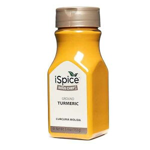 iSpice Pure Premium Ground Turmeric Powder All Natural Tumeric Fresh Ready to Use Golden Turmeric Root Extract Turmeric Spice Gluten Free Keto Friendly 5.4 Oz (153g) iSpice Pure Premium Ground Turmeric Powder All Natural
