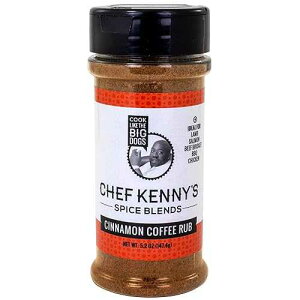 ?? ??? ??? ??? ?? ?? ??? 147g Chef Kenny's Spice Blends Gilbert's Ultimate Cinnamon Coffee Rub, No GMO, Gluten Free, Low Sodium Seasonings Featured on Oprah's Favorite Things 2020, 5.2 oz
