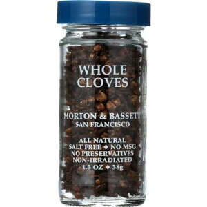 Morton & Bassett �z�[�� �N���[�u�A1.3 �I���X�r (3 �p�b�N) Morton & Bassett Whole Cloves, 1.3-Ounce Jars (Pack of 3)