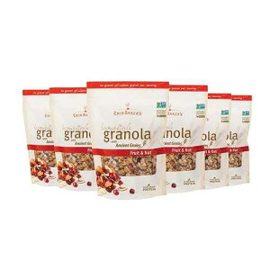 Erin Baker�fs Homestyle Fruit and Nut Granola with Ancient Grains - Made from Natural Ingredients, Crunchy Texture, Versatile Snack or Cereal - Vegan Friendly, Non-GMO, Resealable 12oz Bags, 6?Pack Erin Baker's Erin