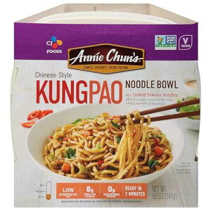 Annie Chun's Noodle Bowl, Chinese-Style Kung Pao, Vegan, Non-GMO, 8.5-oz (Pack of 6) Annie Chun's Noodle Bowl, Chinese-Style Kung Pao, Vegan, Non-GMO, 8.5-oz (Pack of 6)