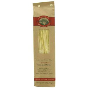 Montebello �I�[�K�j�b�N �J�y�b���[�j�A16 �I���X�A5 �J�E���g Montebello Organic Capellini, 16 Ounce, 5 Count