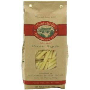 Montebello �I�[�K�j�b�N �y���l ���K�[�e�A16 �I���X�A5 �J�E���g Montebello Organic Penne Rigate, 16 Ounce, 5 Count