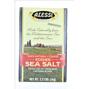 Alessi �R�[�V�� �V�[ �\���g�A36.8000 �I���X (6 �p�b�N) Alessi Kosher Sea Salt, 36.8000-ounces (Pack of6)