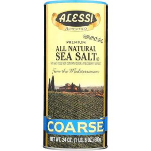 Alessi �e�C���A24 �I���X (6 �p�b�N) Alessi Coarse Sea Salt, 24-Ounce (Pack of 6)