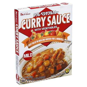 �n�E�X�H�i ��ؓ���J���[�\�[�X�A�}�C���h�A7�I���X���i10�p�b�N�j House Foods Curry Sauce with Vegetables, Mild, 7 Ounce Boxes (Pack of 10)