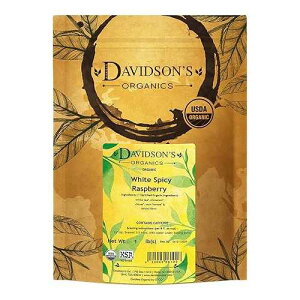 Davidson's Tea�A�z���C�g �X�p�C�V�[ ���Y�x���[�A16 �I���X �o�b�O Davidson's Tea, White Spicy Raspberry, 16-Ounce Bag