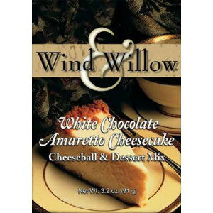 Wind and Willow �z���C�g�`���R���[�g �A�}���b�g �`�[�Y�P�[�L �`�[�Y�{�[�� & �f�U�[�g �~�b�N�X - 3.2 �I���X (4 �p�b�N) Wind & Willow Wind and Willow White Chocolate Amaretto Cheesecake Cheeseball & Dessert Mix - 3.2 