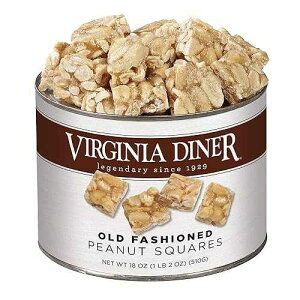 ???? ??? - ???? ?? ??? ?? ??? ??? ??? (???? ??, ?? & ?? ??), 18?? ? Virginia Diner Old-Fashioned Peanut Squares Candy, Virginia Peanuts -18oz Tin
